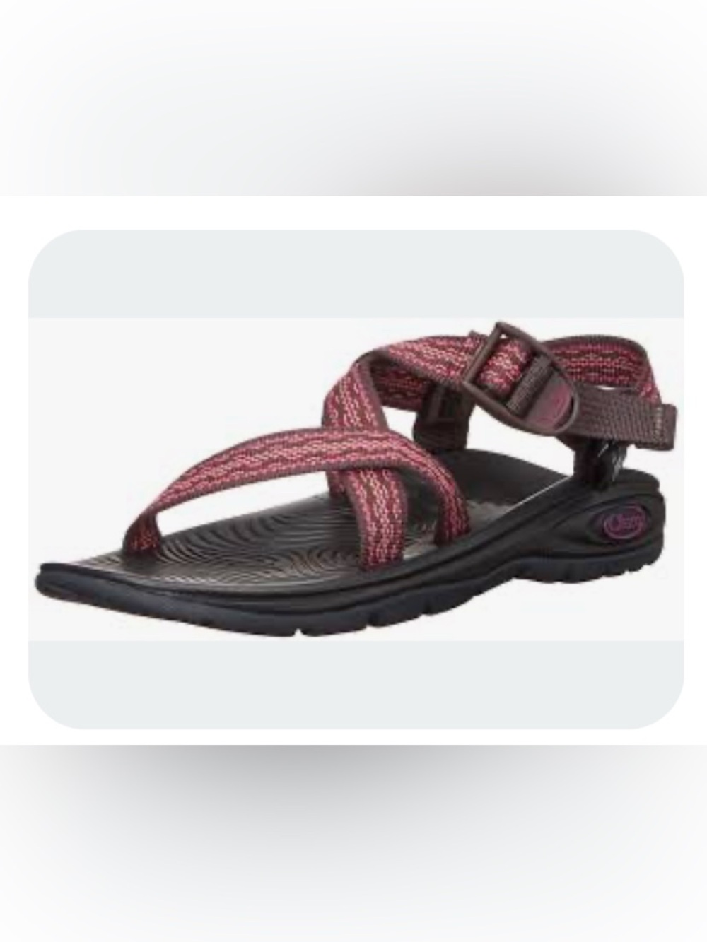 Chaco Z/Volv Women’s Adjustable Sport Sandals Burgundy & Black